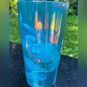 Starbucks spring 2023 Anniversary Mermaid metallic luster ceramic tumbler 12oz
